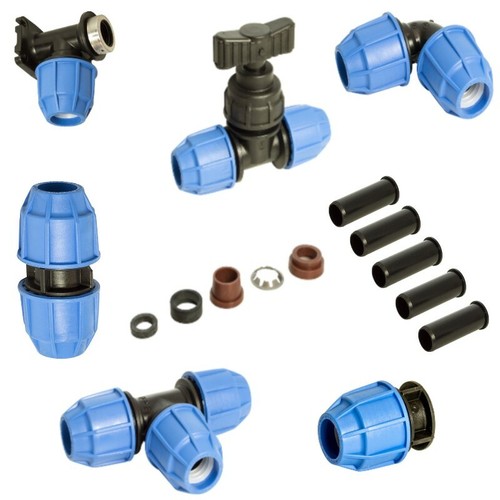 Mdpe plastic compression - plastic,