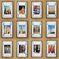 Fridge Magnet (FB6) Playing Card London Landmarks / Subject Views - Various