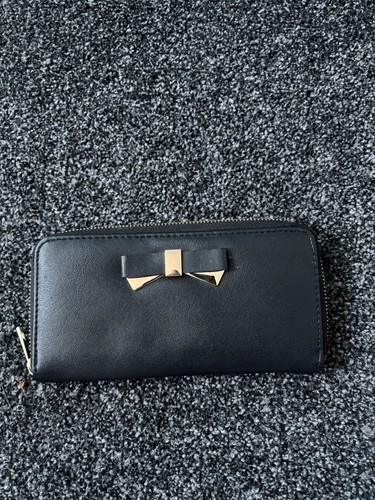 Women black bow purse - bow,