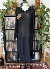 Vintage 1970s Does 1920s Glitter Dress 