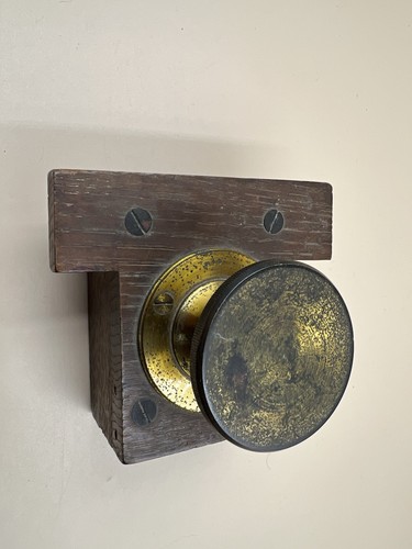Antique brass microtome - brass,