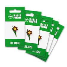 Yellow Daffodil Pin Badge x 5