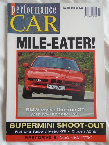 Performance car jul 1990 - performance,