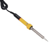 EU Plug 110‑220V Soldering Iron Yellow 60W 2min Fast Heating Semi Auto 2 Pow NEW
