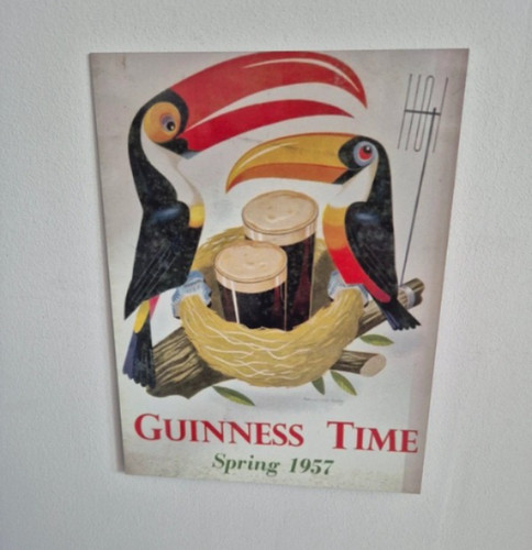 Guinness metal tin wall sign - guinness,
