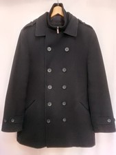 Jasper Conran Wool Blend Naval Pea Coat Size Medium Navy Warm Smart Casual 