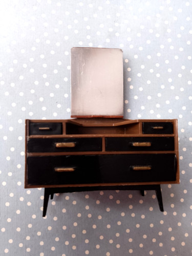 Dolls house furniture vintage - house,