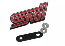Genuine Subaru STI Front Grille Badge Emblem Impreza WRX 07-10 OEM 93013FG010