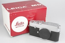 Boxed, serviced, Leitz LEICA MD 35mm Rangefinder Camera - Chrome