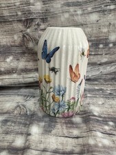 Decoupage ceramic vase -