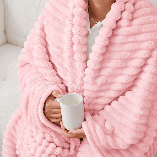 Luxury ribbed faux fur - ribbed,