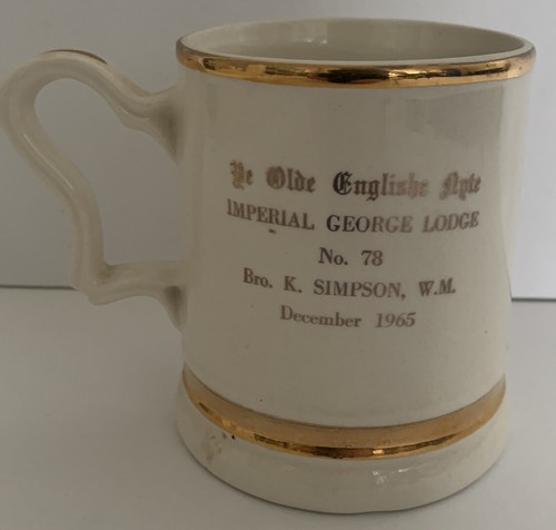 Freemasons tankard mug ceramic - tankard,