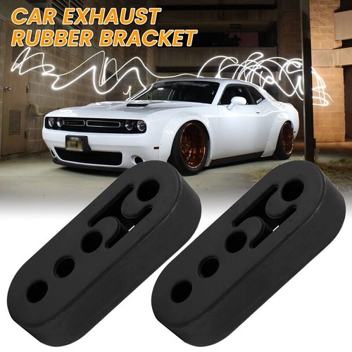 Universal black rubber exhaust - universal,