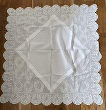 Vintage White Lace Linen
