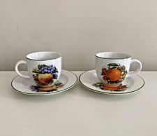 Vintage Arzberg Espresso / Turkish Coffee Cup & Saucer Retro Germany | Set of 2