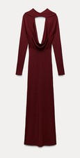 Zara Women's Burgundy Long