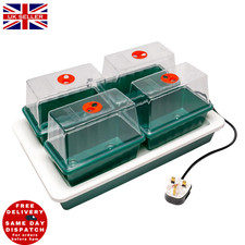 Eezy Grow 4 Propagator – Electric Heated Seed Starter for Faster Germination