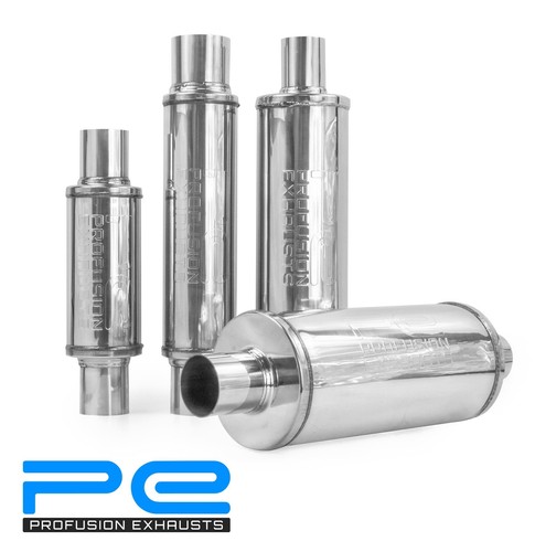 Exhaust muffler free flowing - muffler,