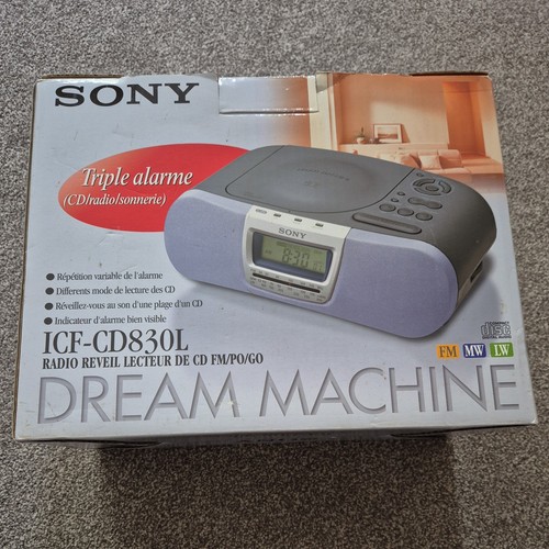 Sony icf cd830l - mw, clock