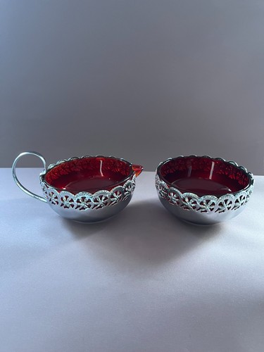 Vintage ruby red cranberry - ruby,