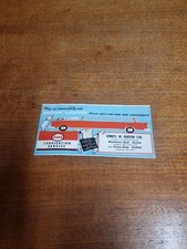 Vintage Esso Lubrication Service Service Leaflet Kibys Of Denton Oil Petrol 