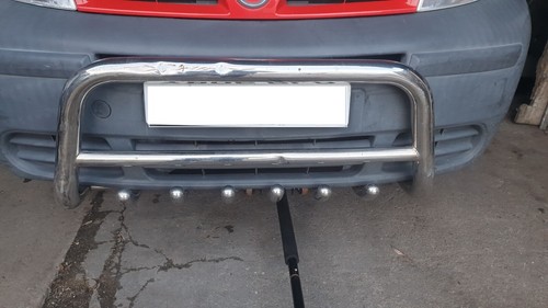Polished chrome bull bar nudge - polished,