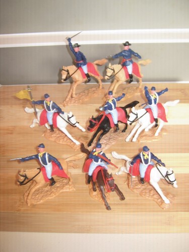 Timpo 7th cavalry mounted set