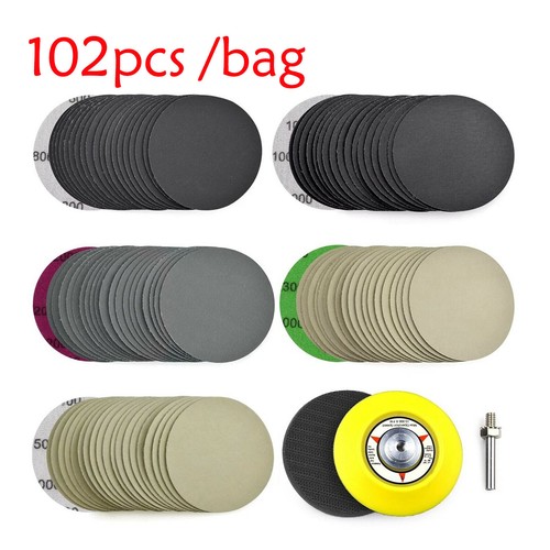 102pc inch sanding discs - 102pc,