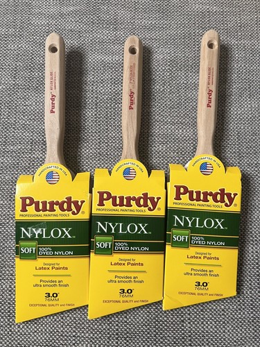 Purdy angled paint brush - paint,