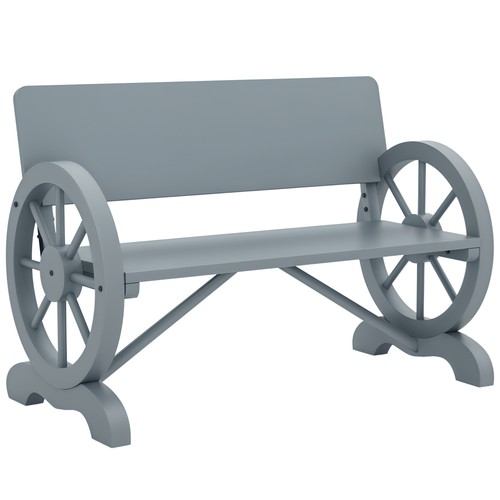 Outsunny wooden garden bench - wooden,