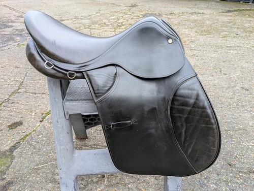 Saddle inch jeffries black - saddle,