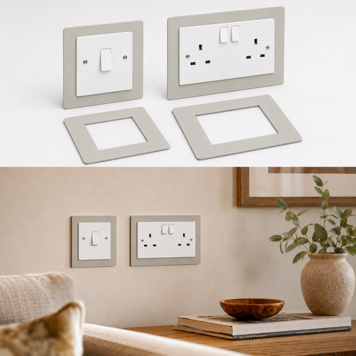 Double single socket light - socket, /