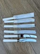 Vintage Set of 6 Faux Bone