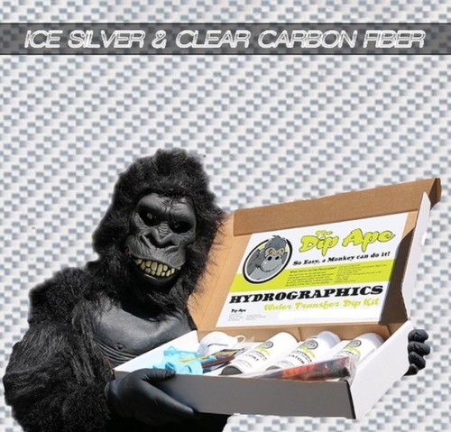 Dip ape ice silver - silver, clear