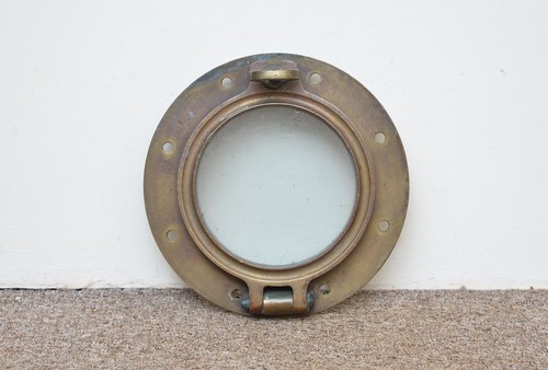 Antique porthole old brass