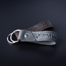 Leather keyring suitable for