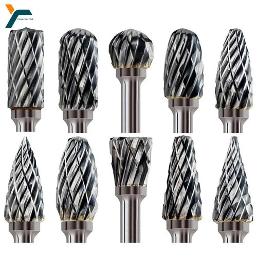 10pcs rotary burr bit tungsten - 10pcs,
