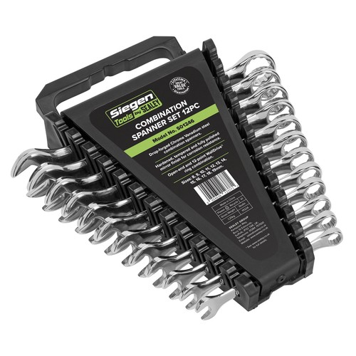 Sealey combination spanner set - sealey,
