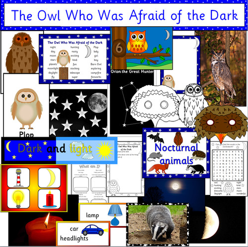 The owl who was afraid - owl, of