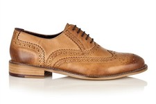 Men's Classic Oxford Richelieu Genuine Leather Dress Gatsby Lace Up Tip