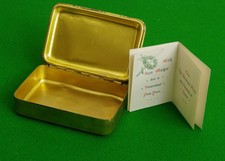 WW1 Princess Mary Gift Tin with Christmas Card