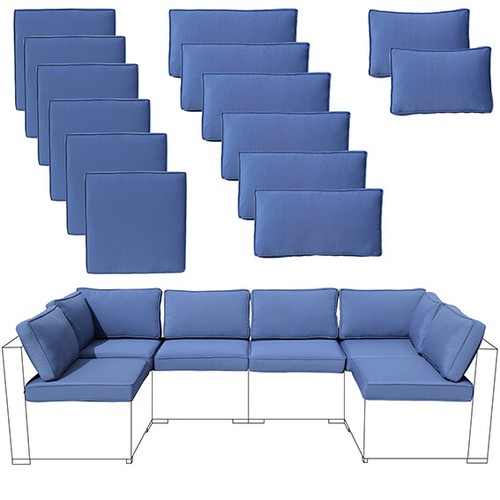 Pcs outdoor patio furniture - 14,