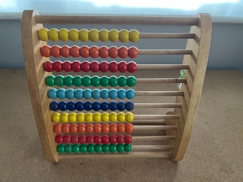 Wooden danish childs - childs, abacus