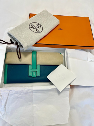 Hermès jige elan - clutch, with