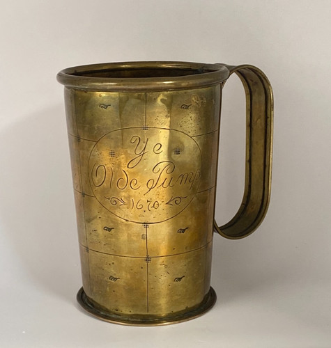 Antique c1850 copper - copper, quart