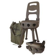 Folding Shooting Chair Bergara Pigeon Hide Chair Compact Easy Carry BACK REST