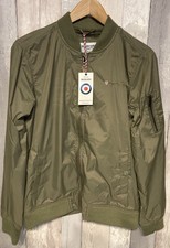 Lambretta Lightweight Men's Green Bomber Jacket New with Tags  Medium P2P 21 In