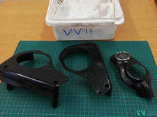 Pair BSA A7 A10 front engine motor mount brackets  and amp housing (box VV11)