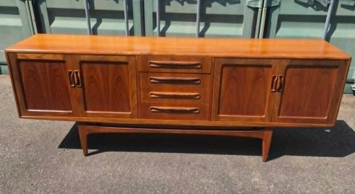 Long plan fresco - long, teak