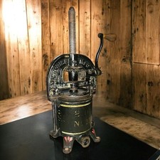 Antique Cast Iron Enterprise Sausage Stuffer /Fruit Press #15